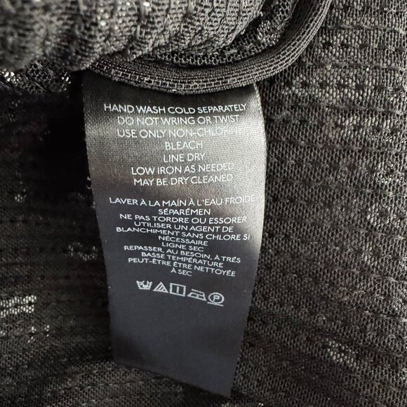 Pilcro Sequins Shirt Large Black Button Front Long Sleeve Party Holiday TP-3556 - Picture 9 of 10